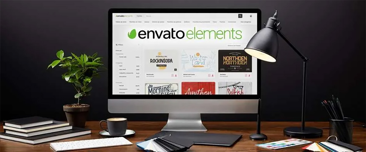 Envato Elements plataforma de recursos para diseñadores gráficos