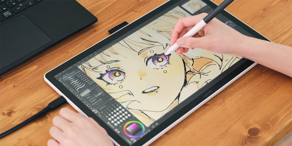 tableta gráfica Wacom para diseñador gráfico e ilustración digital