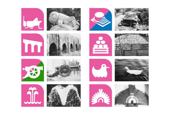 íconos del Metro de la Ciudad de México diseñados por Lance Wyman