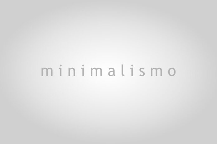 composición minimalista de diseño gráfico con tipografía y espacio negativo