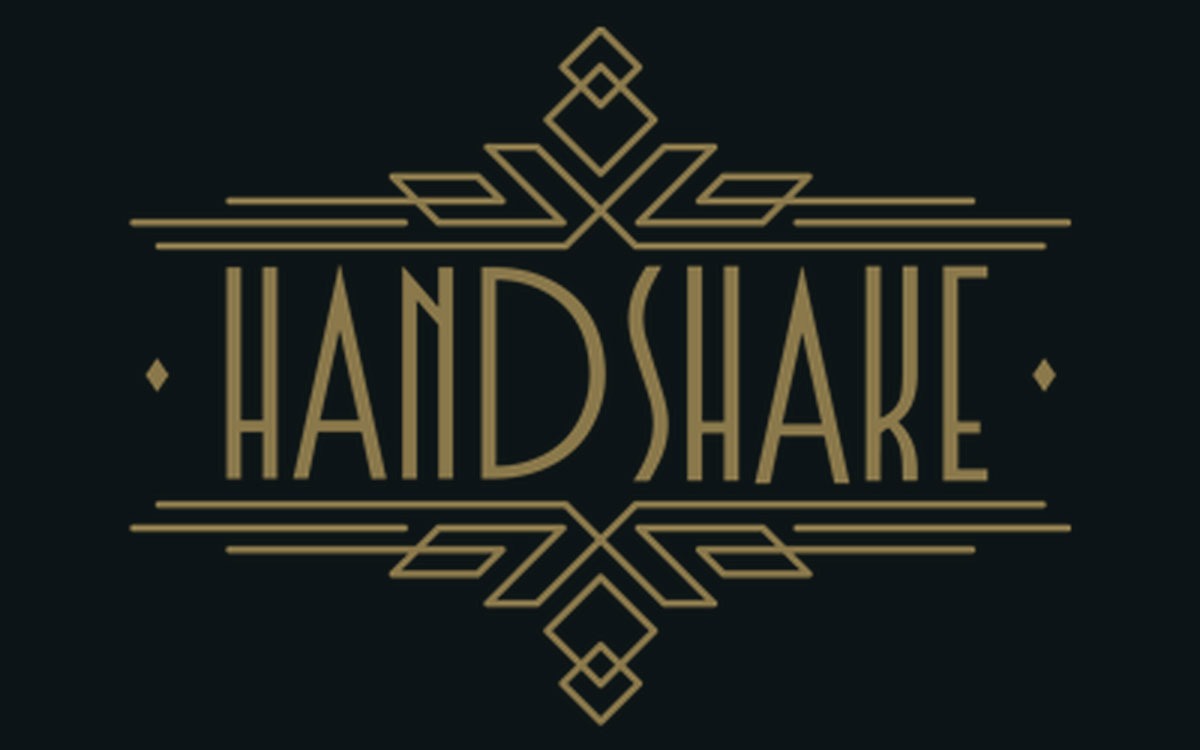 Logotipo de el bar Handshake Speakeasy